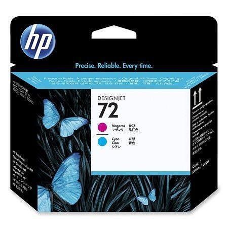 Inkjet tisková hlava pro "DesignJet T1100, T640" tiskárny, HP "Nr.72" Magenta, Cyan