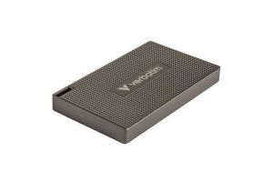 Externí disk "Metal Mini SSD", černá, 1 TB, USB-C 3.2 Gen2, VERBATIM 32031