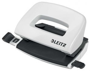 Děrovačka "Nexxt Wow 5060", bílá, 10 listů, kov, mini, LEITZ