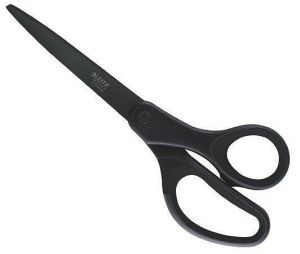 Nůžky "Titan", kancelářské, s nepřilnavou úpravou, 20,5 cm, černé, LEITZ