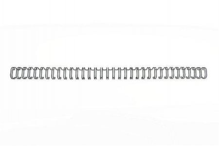 Hřbet "WireBind", černá, kovový, 3:1, 8 mm, 70 listů, GBC