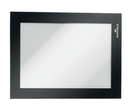 Prezentační rám "DURAFRAME®, černá, A6, samolepicí, DURABLE 487001