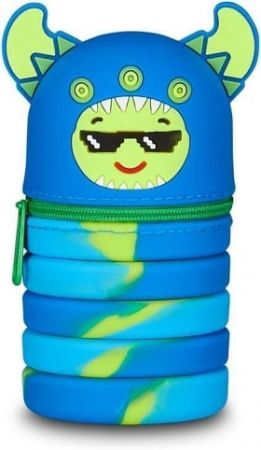 Penál "Boom", Blue monster, MITAMA 63708-0294
