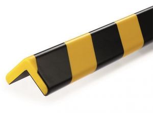 Ochranný rohový profil "C35", žlutá-černá, magnetický, 5 ks/balení, DURABLE 1112130