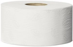 Toaletní papír, systém T2, 2vrstvý, průměr 19 cm, TORK "Advanced mini jumbo", bílý