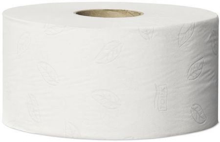 Toaletní papír, systém T2, 2vrstvý, průměr 19 cm, TORK "Advanced mini jumbo", bílý