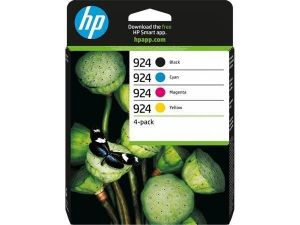 6C3Z1NE Inkjet cartridge multipack for Officejet Pro 8120e, 8130e printers, HP 924 b+c+m+