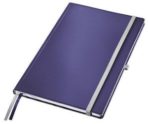 Zápisník "Style", titanově modrá, linkovaný, A4, 80 listů, LEITZ