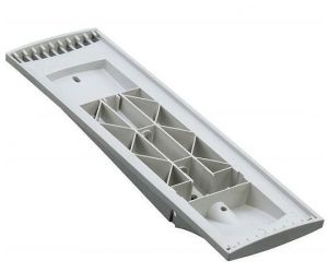 Nástěnný držák prezentačních panelů "SHERPA WALL", šedá, 10 kapes, DURABLE 562110
