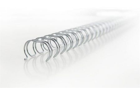 Hřbet "WireBind", stříbrná, kovový, 3:1, 8 mm, 70 listů, GBC