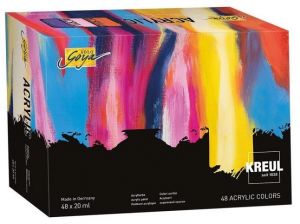 Sada Akrylová barva "SOLO GOYA", 48 barev, 20 ml v tubě, KREUL
