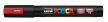 Akrylový popisovač "Posca PC-5M", fluorescenční červená, 1,8-2,5 mm, UNI 2UPC5MFP
