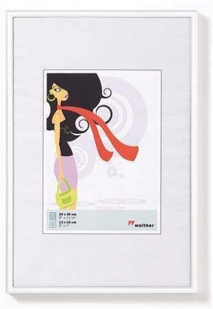 Rámeček "New Lifestyle", bílá, plast, 10 x 15 cm