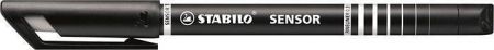 Liner "Sensor", 0,3 mm, černá, STABILO