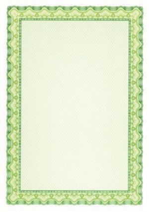 Papír s motivem Diplom, zelená, A4, 115g, APLI