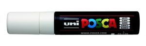 Dekorační popisovač "Posca", bílá,10-15 mm, UNI