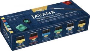 Sada "Barva na textil třpytivá" 6 x 20 ml - základní, JAVANA, KREUL