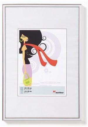 Rámeček "New Lifestyle", stříbrná, plast, 21 x 29,7 cm