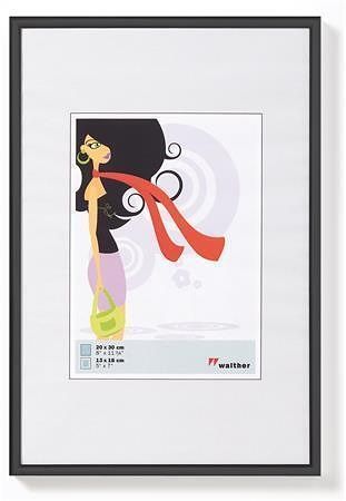 Rámeček "New Lifestyle", černá, plast, 10 x 15 cm
