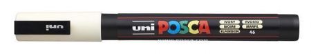 Akrylový popisovač "Posca PC-3M", slonová kost, 0,9-1,3 mm, UNI