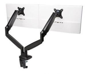 Rameno monitoru "SmartFit One-Touch", černá, dvojité rameno, KENSINGTON K59601WW
