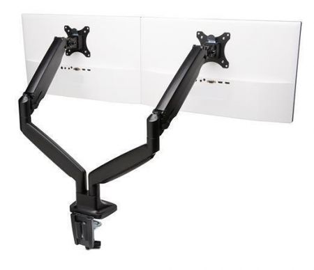 Rameno monitoru "SmartFit One-Touch", černá, dvojité rameno, KENSINGTON K59601WW