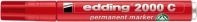 Permanentní popisovač "2000", červená, 1,5-3mm, kuželový hrot, EDDING