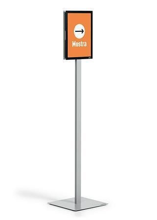 Informační stojan "INFO STAND BASIC", antracitově-šedá, A4, DURABLE 501257