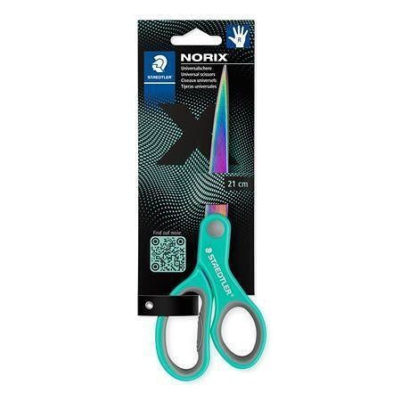 Nůžky "Norix 965", tyrkysová, univerzální, 21 cm, STAEDTLER 965 21X BK3