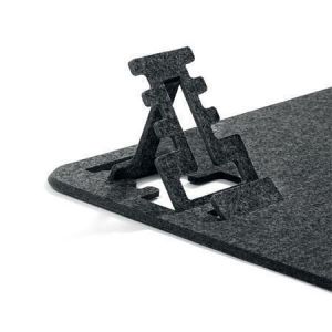 Podložka na stůl "EFFECT", antracitová, 700 x 330 mm, DURABLE 708158