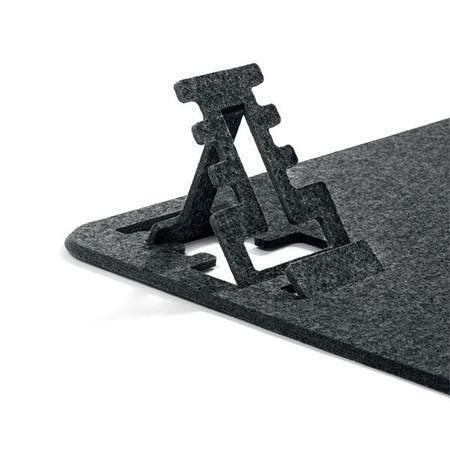 Podložka na stůl "EFFECT", antracitová, 700 x 330 mm, DURABLE 708158