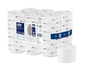 Toaletní papír "OptiServe", bílá, bezdutinkový, průměr 13,1 cm, 3 vrstvy, systém T7, Premi