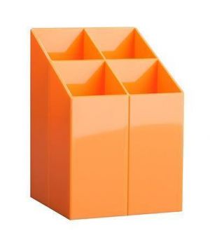 Stojánek na psací potřeby, oranžová, ICO 9570009004