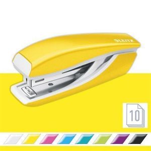 Sešívačka "Nexxt Wow 5528", žlutá, mini, No.10, 10 listů, kov, LEITZ