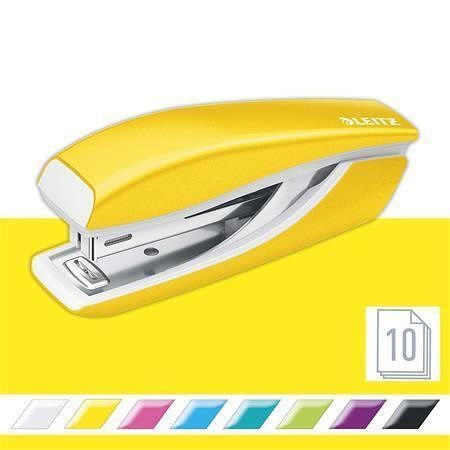 Sešívačka "Nexxt Wow 5528", žlutá, mini, No.10, 10 listů, kov, LEITZ