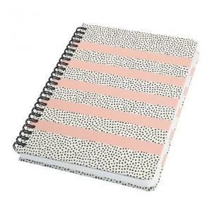 Spirálový sešit "Jolie® Sweet Dots", 162x215 mm, 120 listů, tvrdý obal, SIGEL
