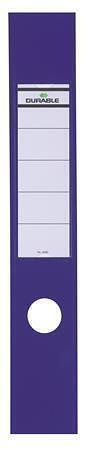 Štítky pro pákové pořadače "ORDOFIX", modrá, samolepicí, 60 x 390 mm, DURABLE 809006