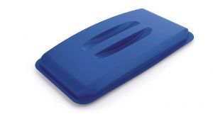 Víko k odpadkovému koši 60 l "DURABIN", modrá, plast, DURABLE 1800497040