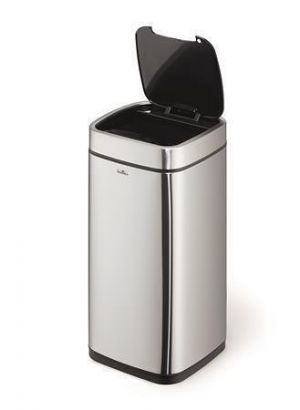 Odpadkový koš se senzorem "NO TOUCH", stříbrná, 21 l, nerez, DURABLE 342223