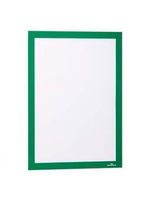 Prezentační rám "DURAFRAME", zelená, A4, samolepicí, DURABLE 487205