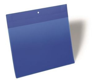 Logistická kapsa "Neodym", tmavě modrá, A4, horizontální, neodymová magnetická, DURABLE 17