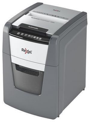 Skartovací stroj "Optimum AutoFeed+ 100X", mikrokonfety, 100 listů, REXEL 2020100XEU