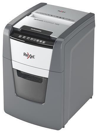 Skartovací stroj "Optimum AutoFeed+ 100X", mikrokonfety, 100 listů, REXEL 2020100XEU