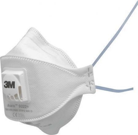 Respirátor s ventilkem "9322+ Aura", 10 ks, 3M 7100258909