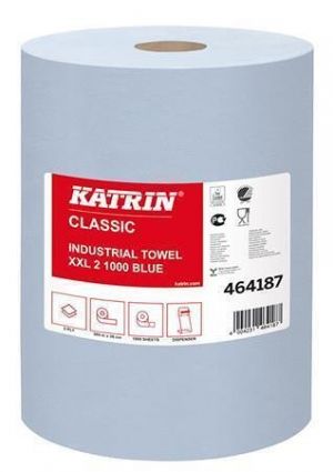 Papírové utěrky "Classic XXL2", modrá, 2-vrstvé, KATRIN