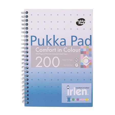 Spirálový sešit "Irlen Jotta Turquise", A5, linkovaný, 100 listů, PUKKA PAD IRLJOTA5(TURQ)