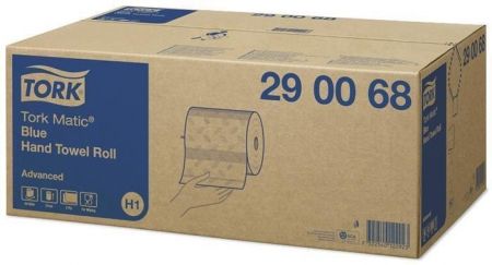 Ručníky "Matic® Soft", papírové, v roli, systém H1, Advanced, modré, TORK