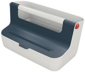 Přenosný box "Cosy", šedá, s organizérem, LEITZ 61250089