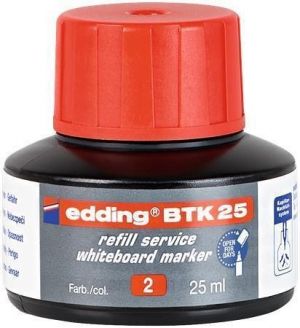 Náplň do popisovače na bílou tabuli a flipchart "BTK 25", červená, EDDING