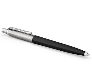 Kuličkové pero "Royal Jotter Originals", modré, 0,7 mm, stříbrný klip, černé tělo pera, PA
